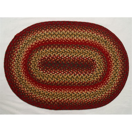 Homespice Decor Cider Barn Hudson Jute Braided Rugs - Oval 502124